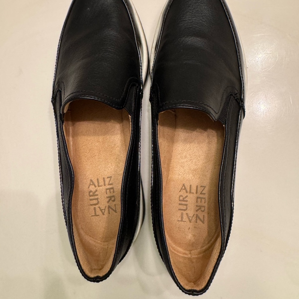 Naturalizer Women’s Black Slip-On Shoes